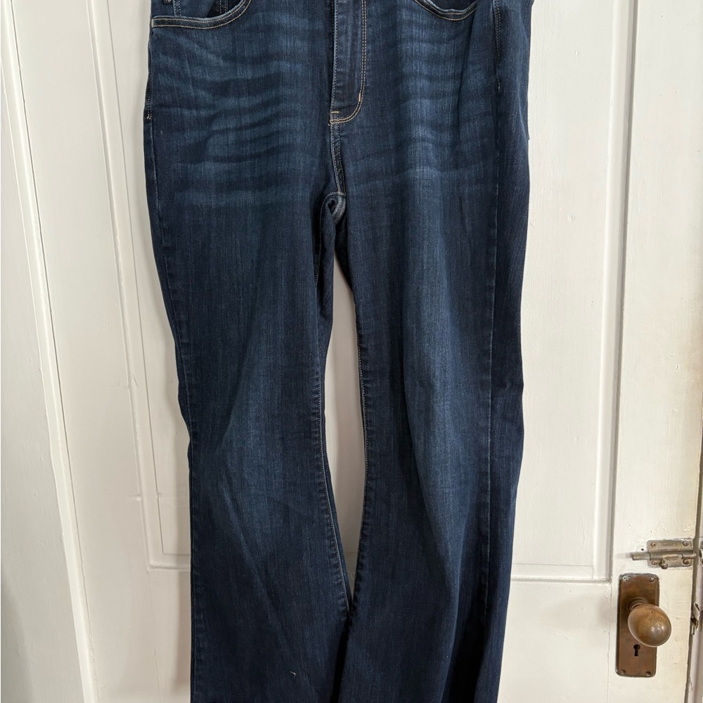 Judy Blue Dark Blue Flare Jeans - Picture 9 of 13